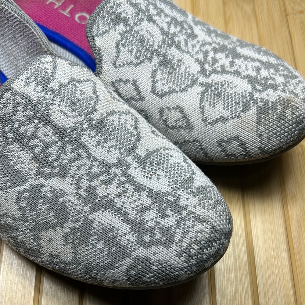 Rothy's Gray and Blue Women's Loafers - Picture 2 of 7